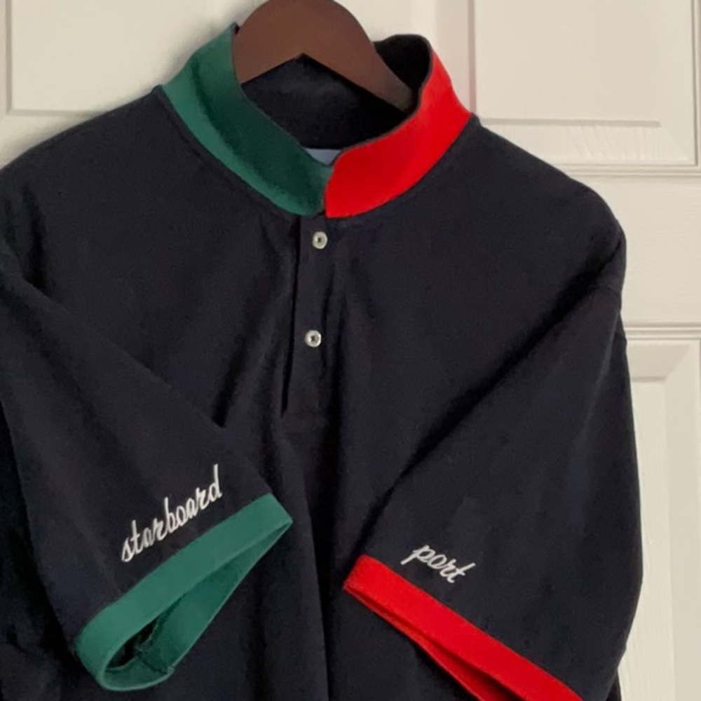Land’s End navy polo shirt